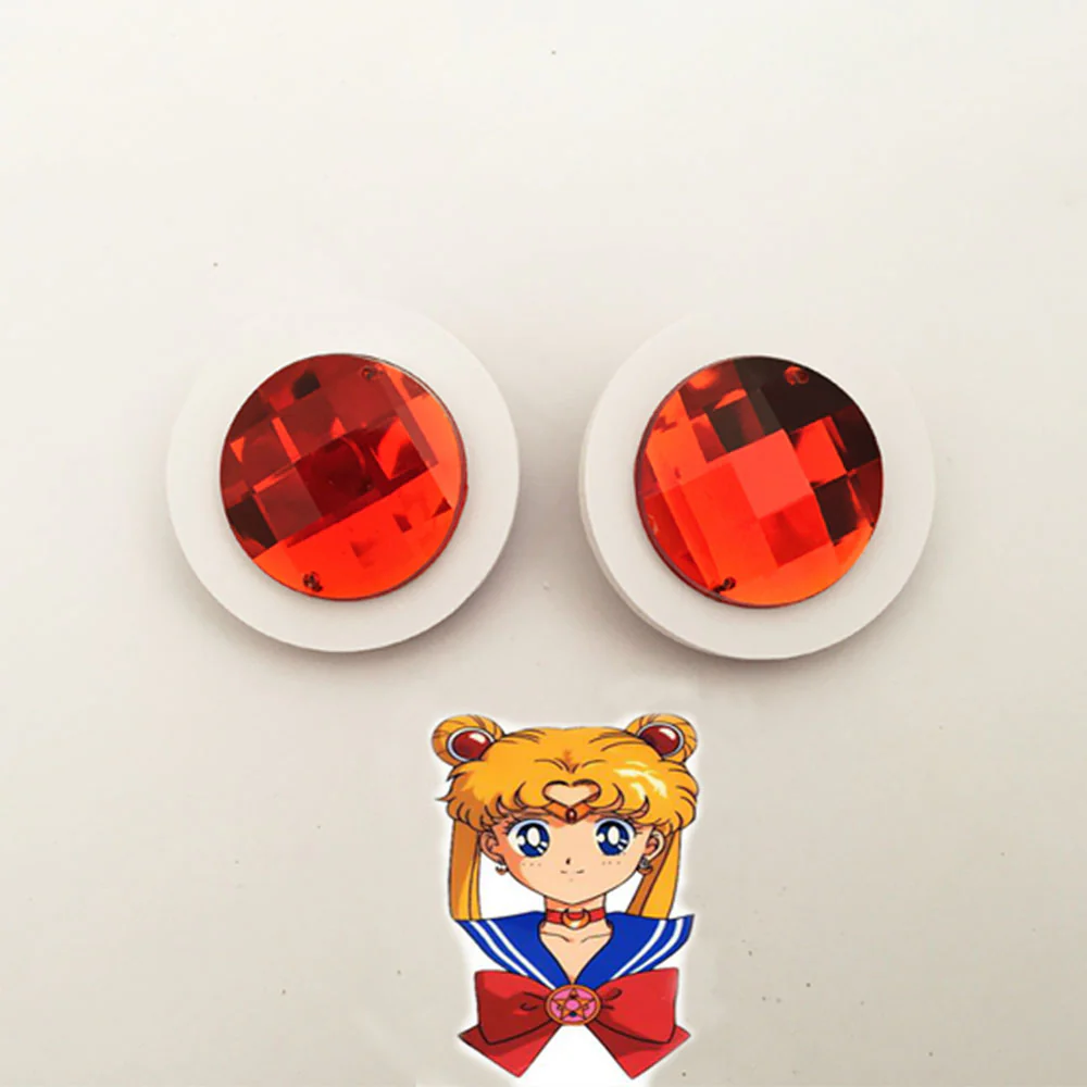2PCS Anime Sailor Moon Costume Sailor moon Cosplay Hair and Wig Accessories - Image 2