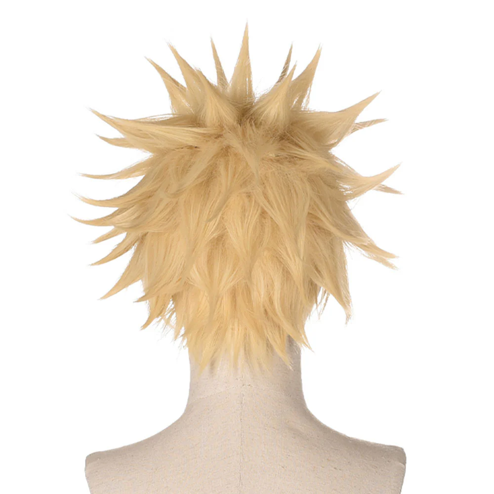 Anime My Hero Academia Costume Bakugou Katsuki Training/Gym Cosplay Outfit with Wig - Image 9