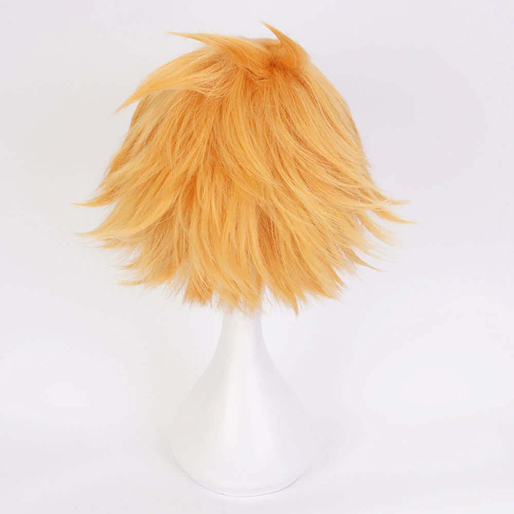 Anime My Hero Academia Costume Kaminari Denki Training/Gym Cosplay Outfit with Wig - Image 10