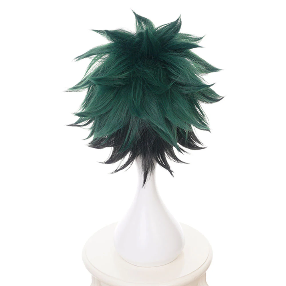 Anime My Hero Academia Costume Midoriya Izuku Training/Gym Cosplay Outfit with Wig - Image 9