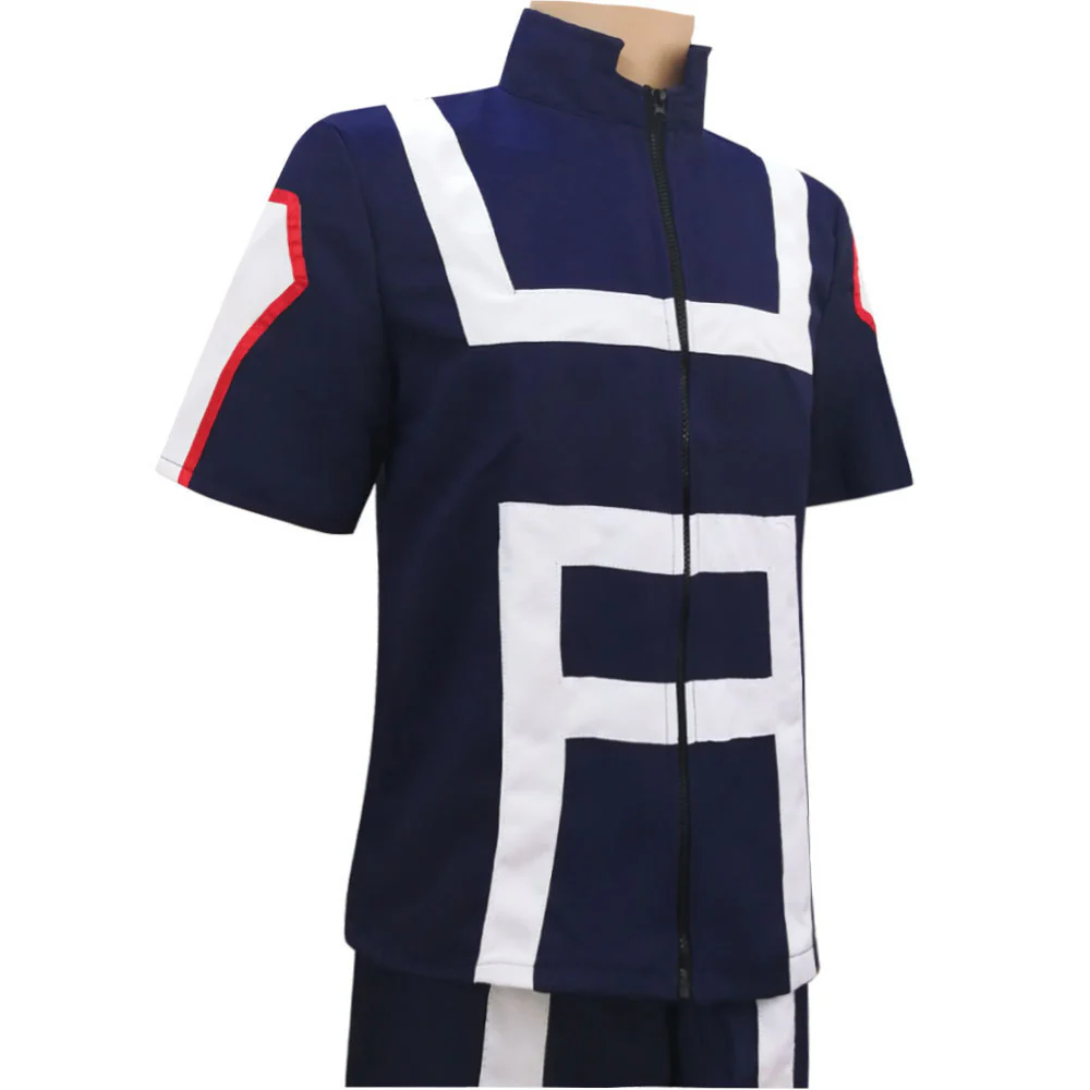 Anime My Hero Academia Costume Shigaraki Tomura Training/Gym Cosplay Outfit with Wig - Image 4
