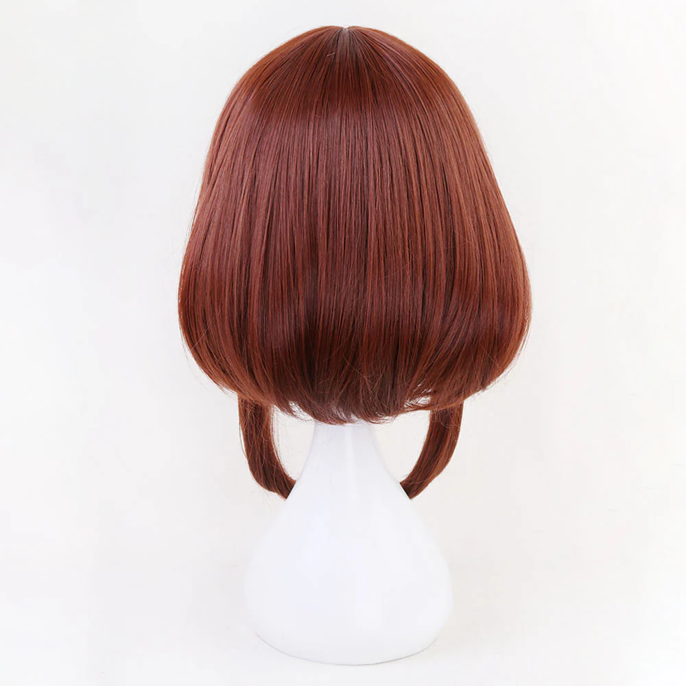 Anime My Hero Academia Costume Uraraka Ochaco Training/Gym Cosplay Outfit with Wig - Image 9