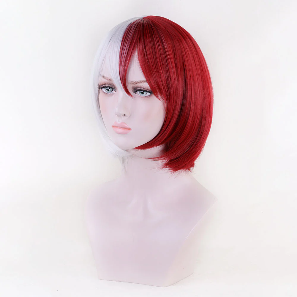 Anime My Hero Academia Todoroki Shoto Male Cosplay Wig Heat Resistant Sythentic Hair - Image 7
