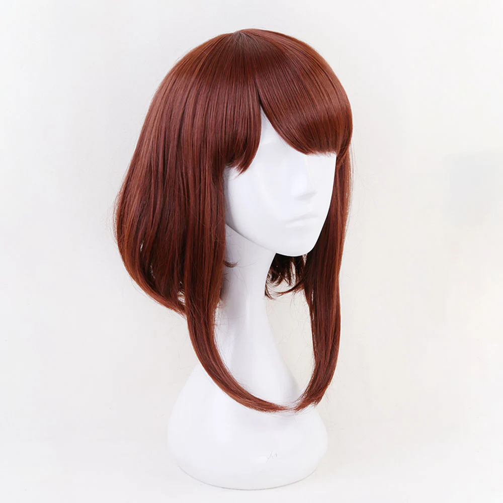 Anime My Hero Academia Uraraka Ochaco Cosplay Wig Heat Resistant Sythentic Hair - Image 3