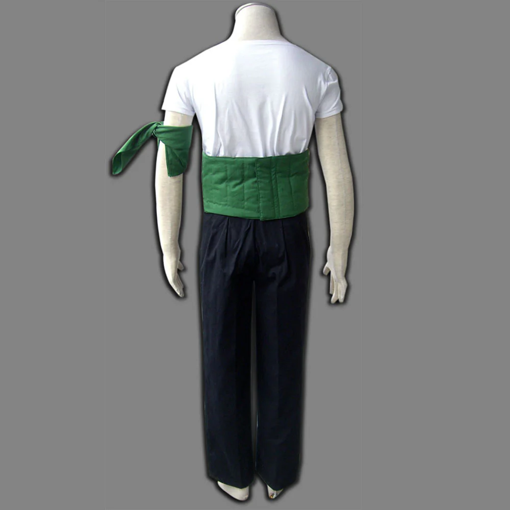 Anime One Piece Costume Roronoa Zoro Cosplay Set For Men and Kids - Image 4