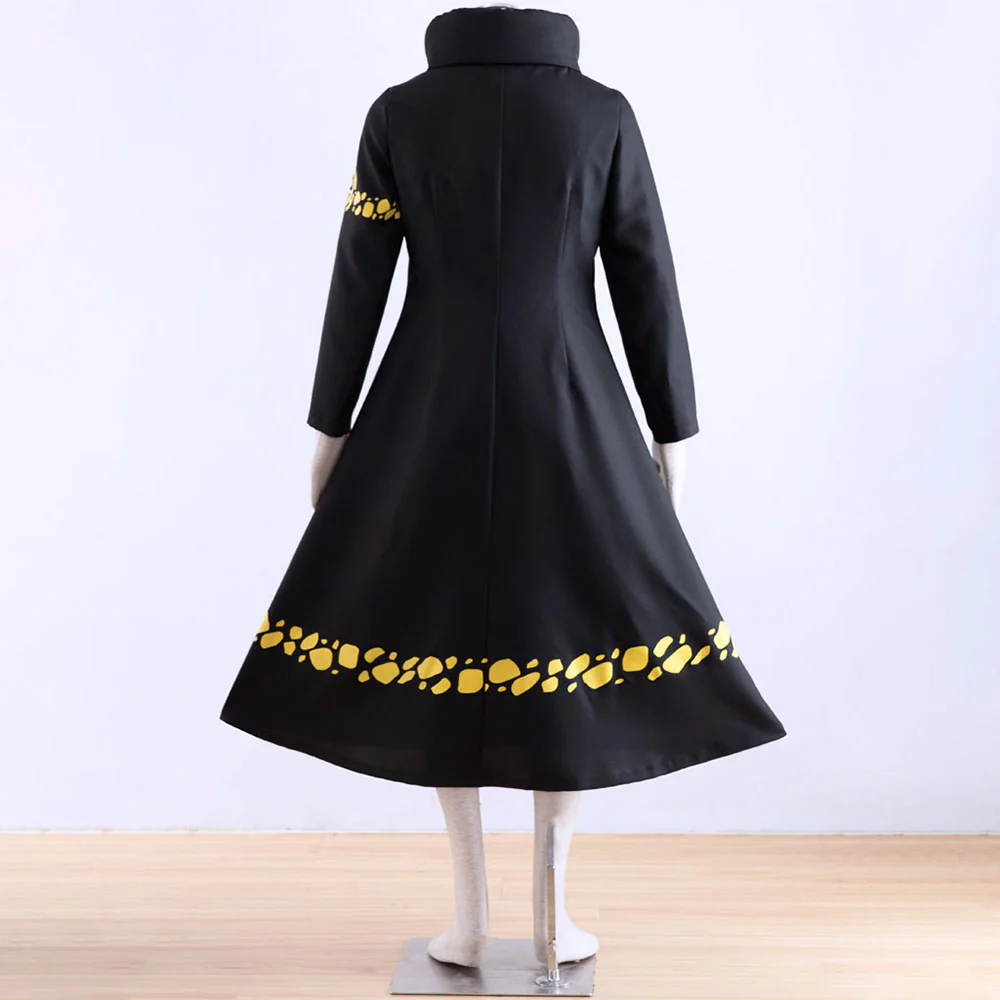 Anime One Piece Costume Trafalgar Law Cosplay Robe Cloak with Hat for Men - Image 3