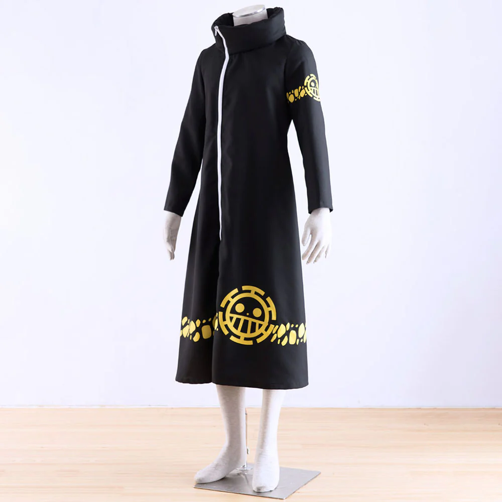Anime One Piece Costume Trafalgar Law Cosplay Robe Cloak with Hat for Men - Image 5