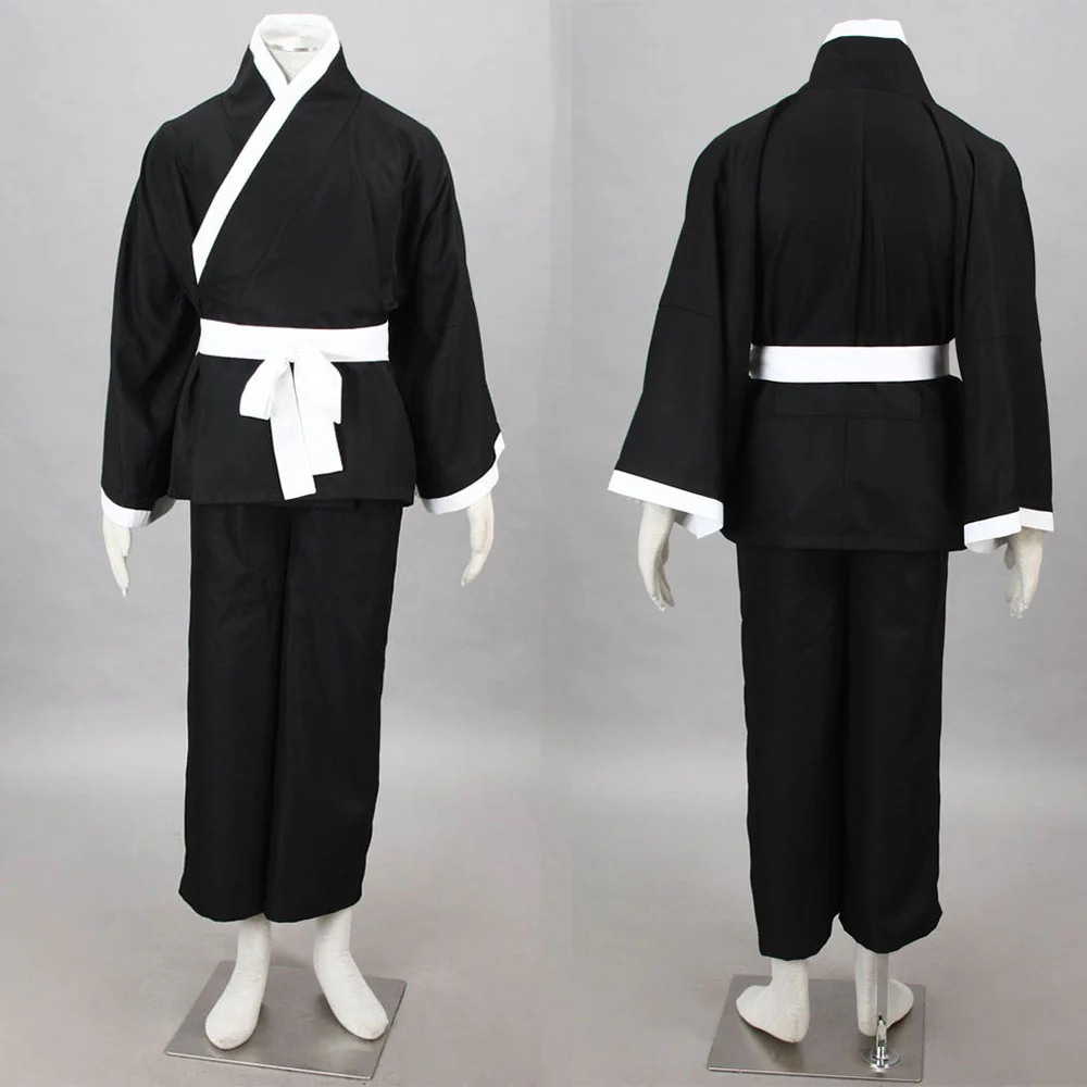 Bleach Costume Aizen Sousuke Cosplay Kimono Set 5th Division Captain Costume for Men and Kids - Image 5