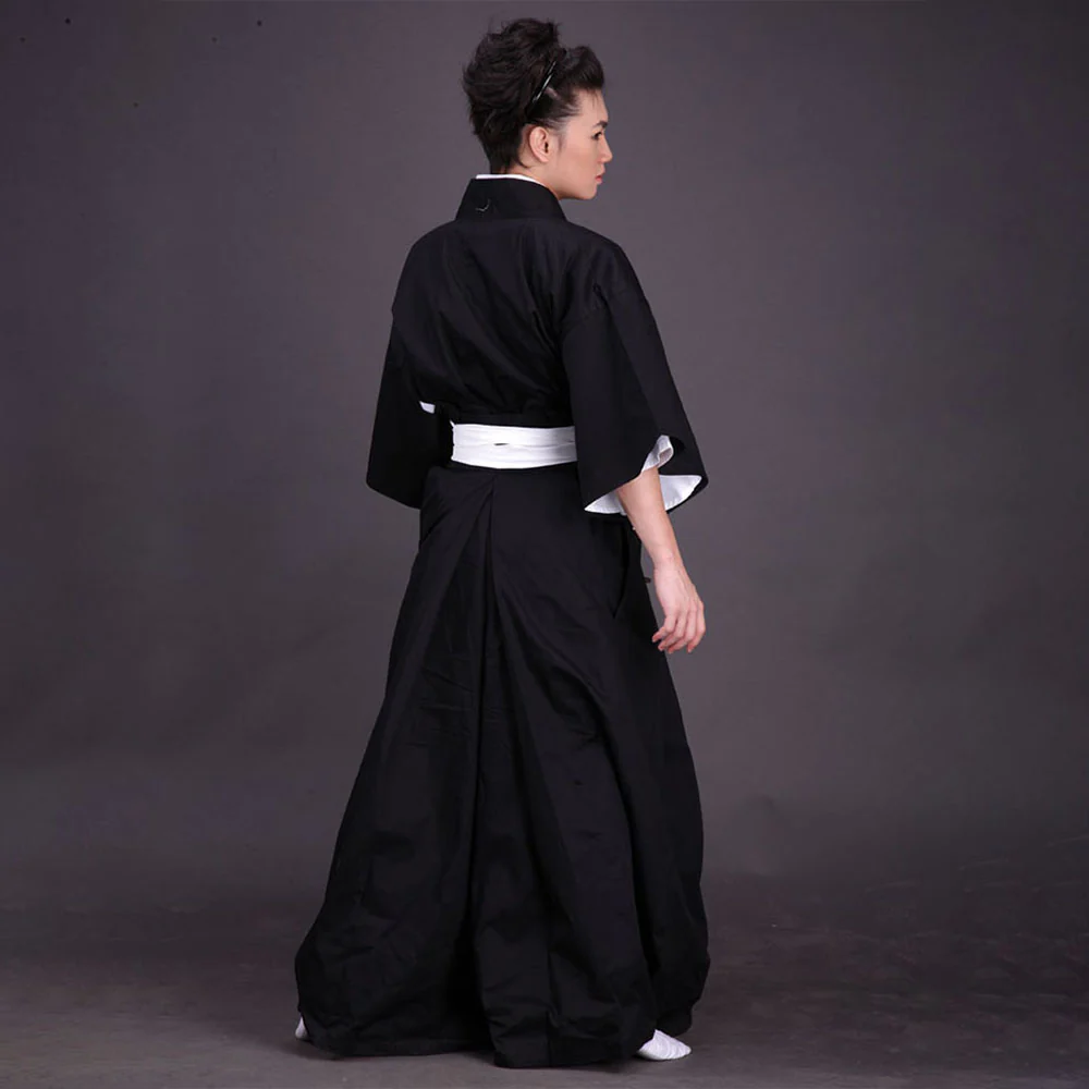 Bleach Costume 4PCS Die Pa Cosplay Kimono full Outfit for Men and Kids - Image 3