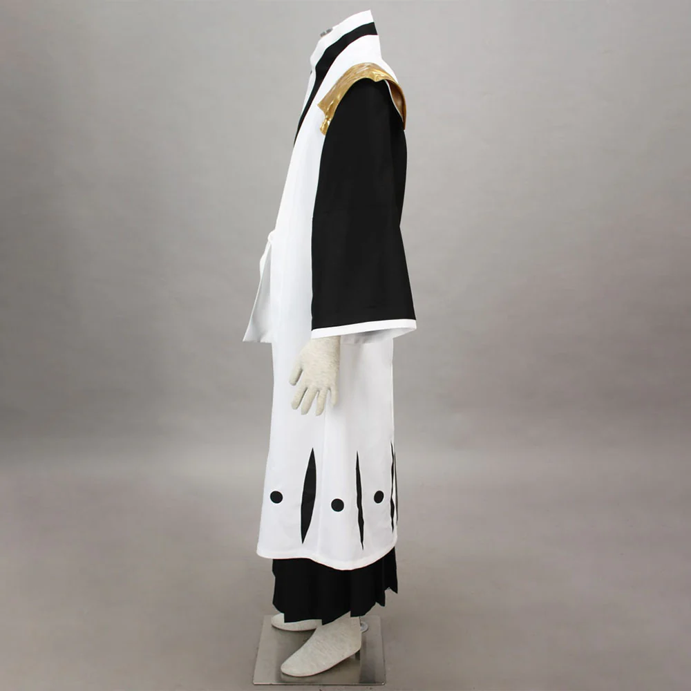 Bleach Costume Komamura Sajin Cosplay Kimono Set 7th Division Captain Costume for Men and Kids - Image 5