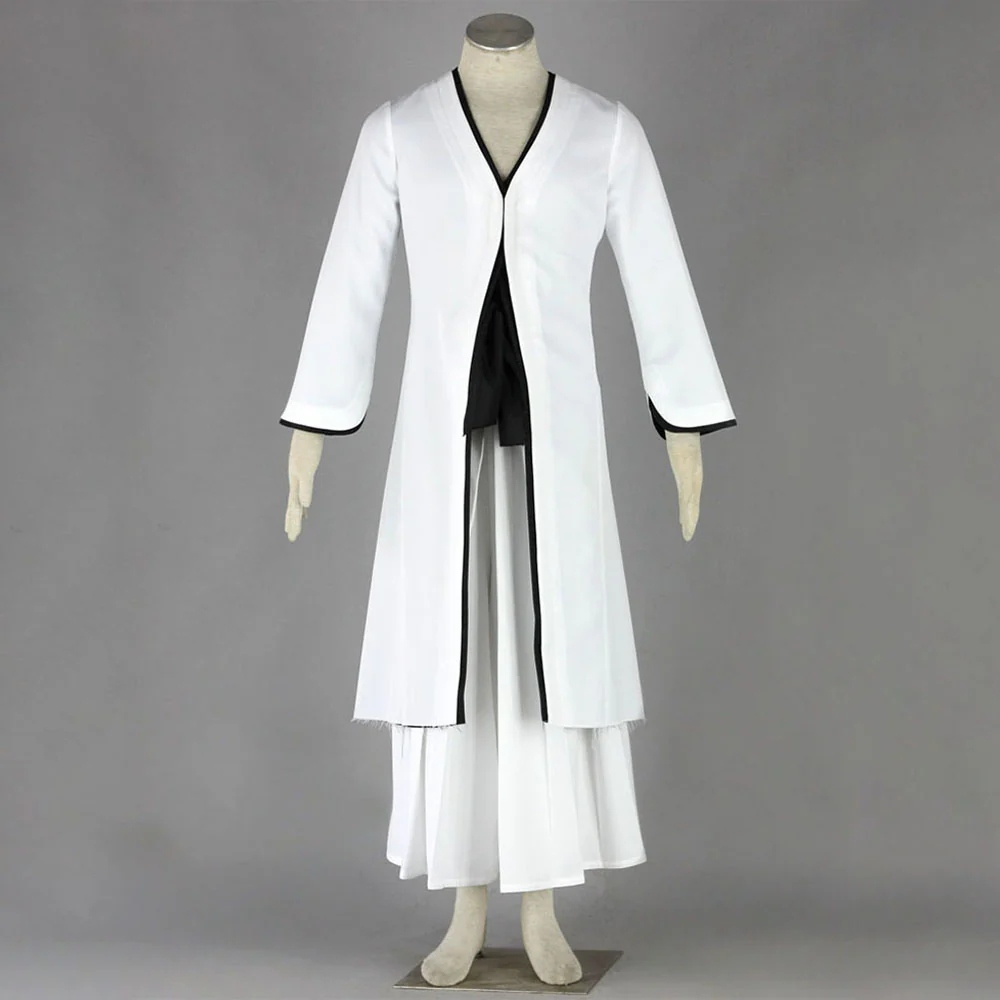 Bleach Costume Kurosaki Ichigo Cosplay White Kimono Full Outfit for Men and Kids - Image 4