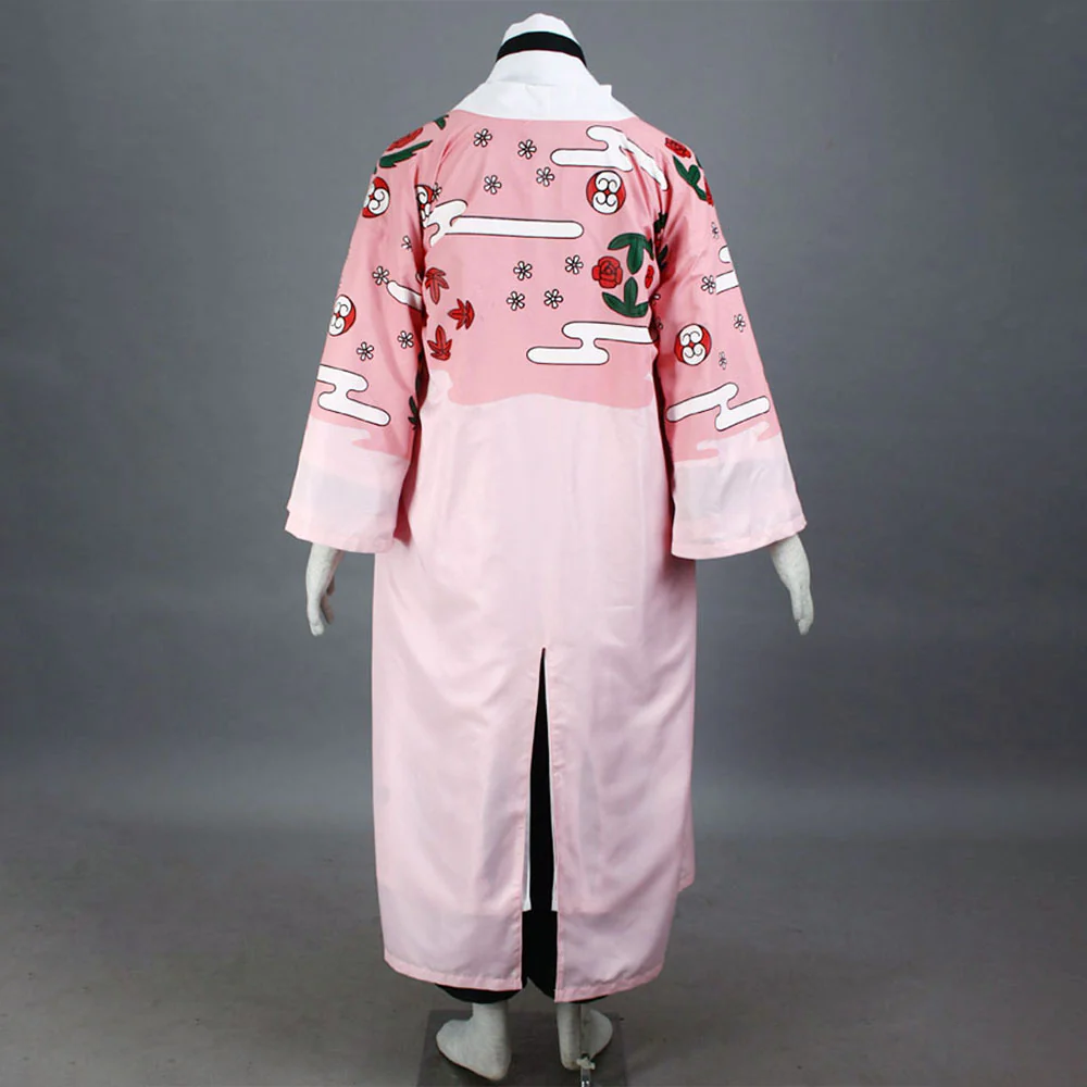 Bleach Costume Kyoraku Shunsui Cosplay Kimono Outfit 8th Division Captain Costume for Men and Kids - Image 4