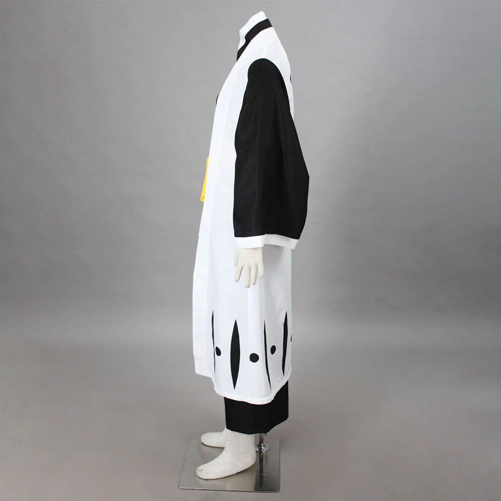 Bleach Costume Soi Fon/Fon Shaorin Cosplay Kimono Set 2nd Division Captain Costume for Women and Kids - Image 4