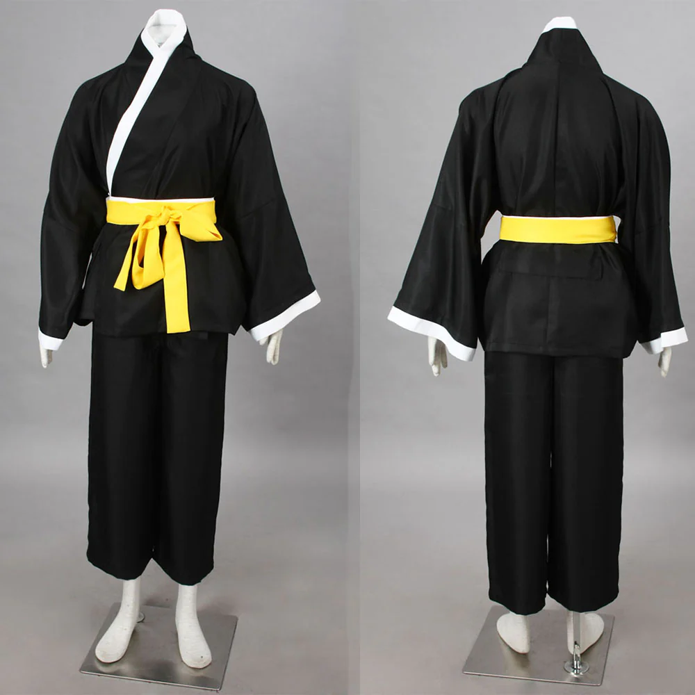Bleach Costume Soi Fon/Fon Shaorin Cosplay Kimono Set 2nd Division Captain Costume for Women and Kids - Image 5