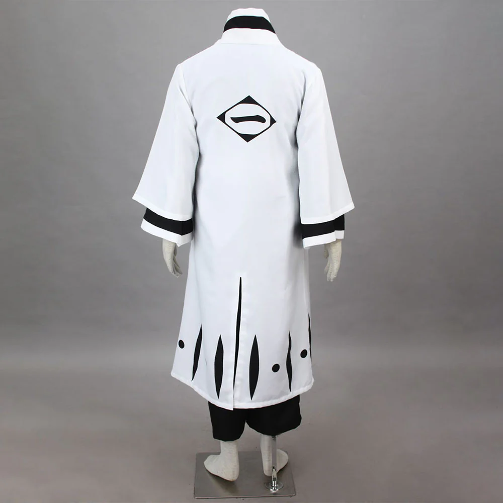 Bleach Costume Yamamoto Genryuusai Cosplay Kimono Set 1st Division Captain Costume for Men and Kids - Image 3