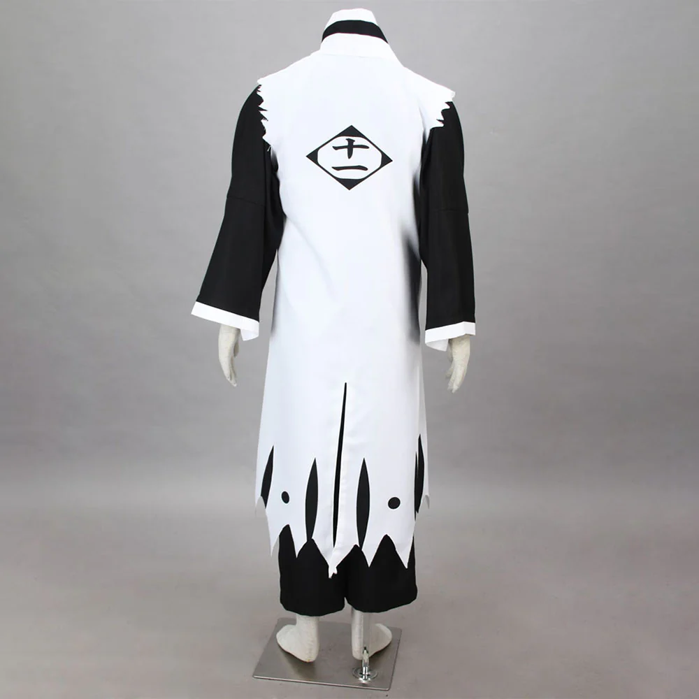 Bleach Costume Zaraki Kenpachi Cosplay Kimono full Outfit 11th Division Captain Costume for Men and Kids - Image 3