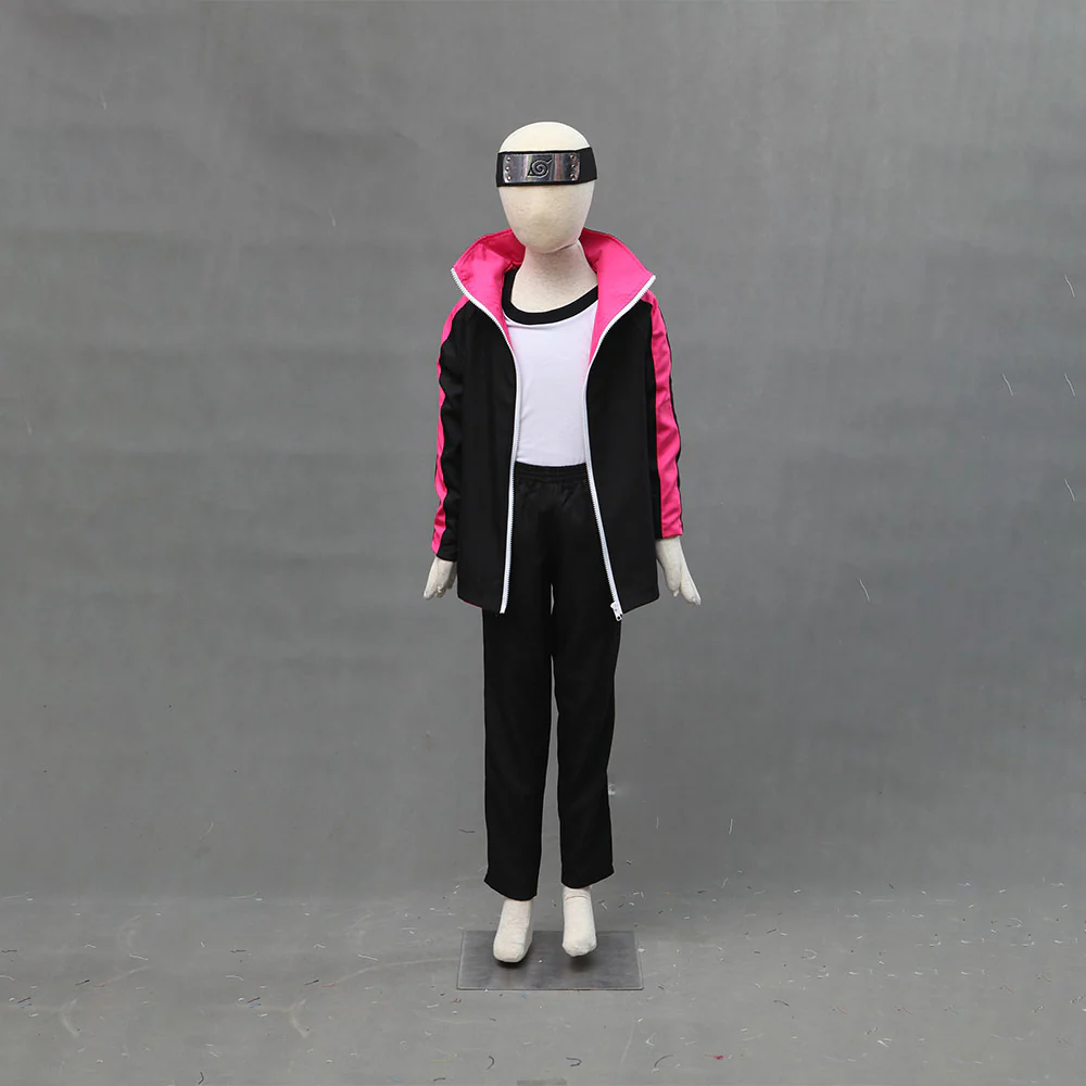 Boruto Costume Boruto Cosplay full Outfit with Bag for Men and Kids - Image 6