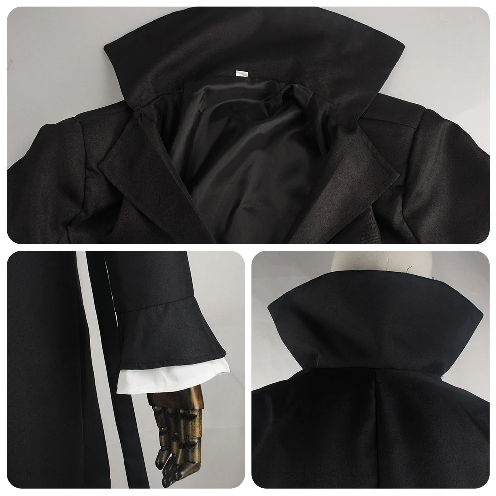 Bungou Stray Dogs Costume Ryunosuke Akutagawa Cosplay full Outfit with Accessories for Men - Image 5