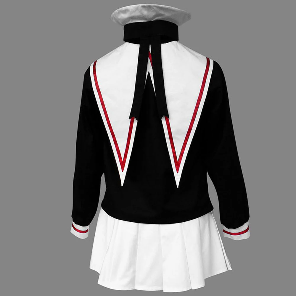 Cardcaptor Sakura Costumes Kinomoto Sakura Cosplay full Uniform Outfit for Women and Kids - Image 4