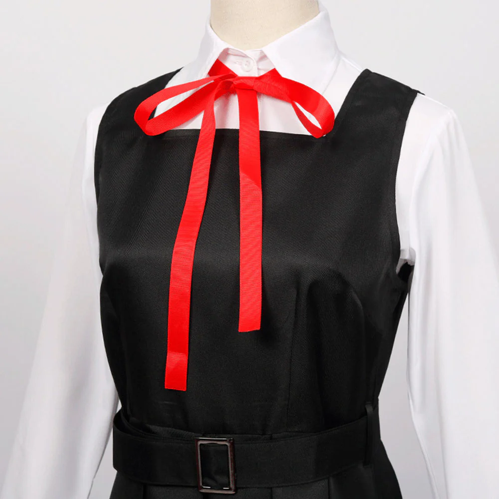 Chainsaw Man Costume Mitaka Asa Cosplay Dress with Accessories for Women - Image 5