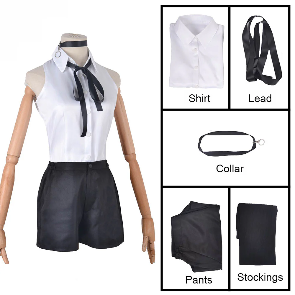 Chainsaw Man Costume Reze Cosplay full Suits with Accessories for Women - Image 6