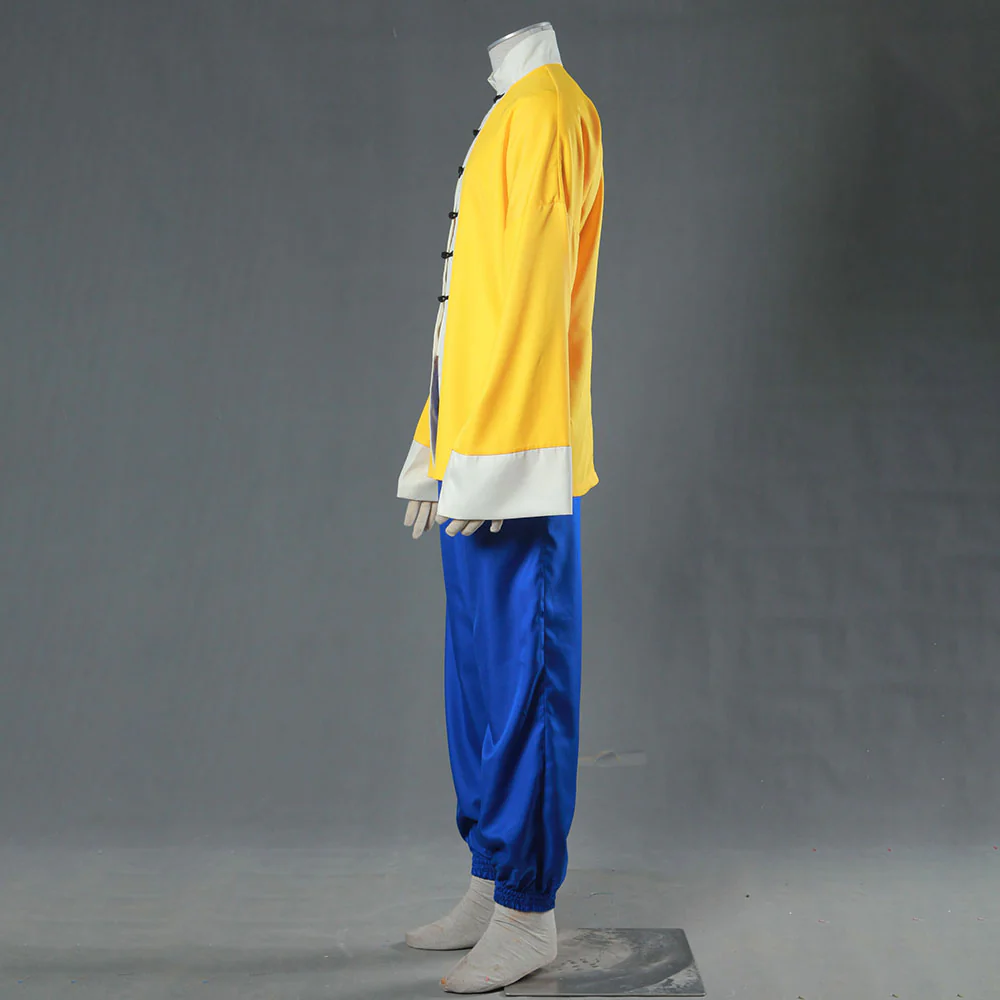 Dragon Ball Costume Master Roshi Yellow Cosplay Set for Men and Kids - Image 4
