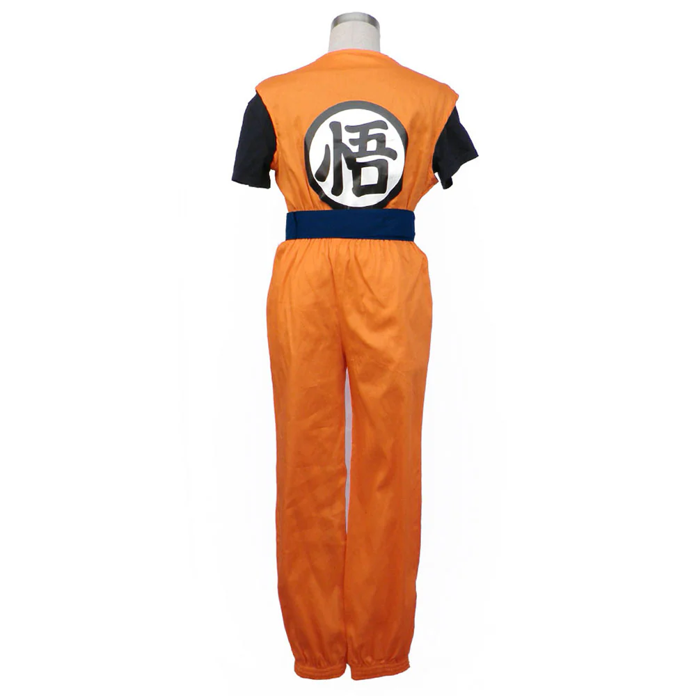 Dragon Ball  Costume Son Goku Training Suit Z Authentic Cosplay for Men and Kids - Image 3