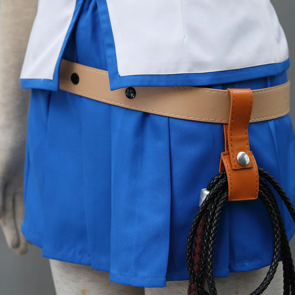 Fairy Tail Costume Lucy Heartfilia Normal Uniform Cosplay Set with Eridanus for Women and Kids - Image 7