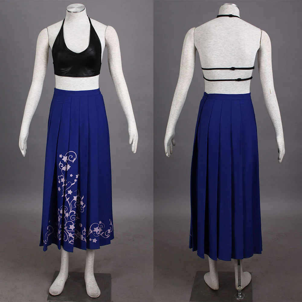 Final Fantasy X 10 Costume Yuna Cosplay Full Outfit for Women and Kids - Image 7
