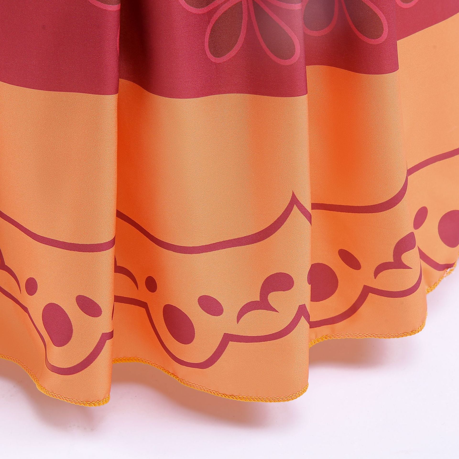 Girls Encanto Pepa Princess Dress Cosplay Muti-Layer Collar Puff Sleeves Fancy Dress - Image 7