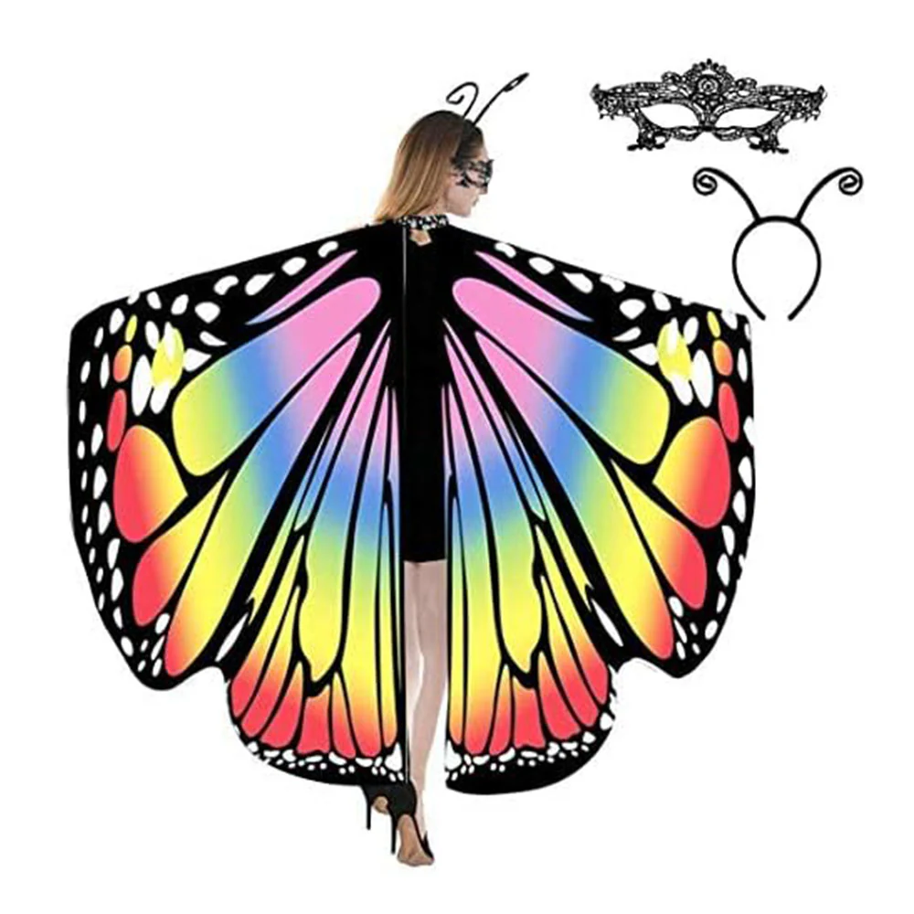 Halloween costume Butterfly Robe Shawl Big Butterfly wings for Women - Image 2