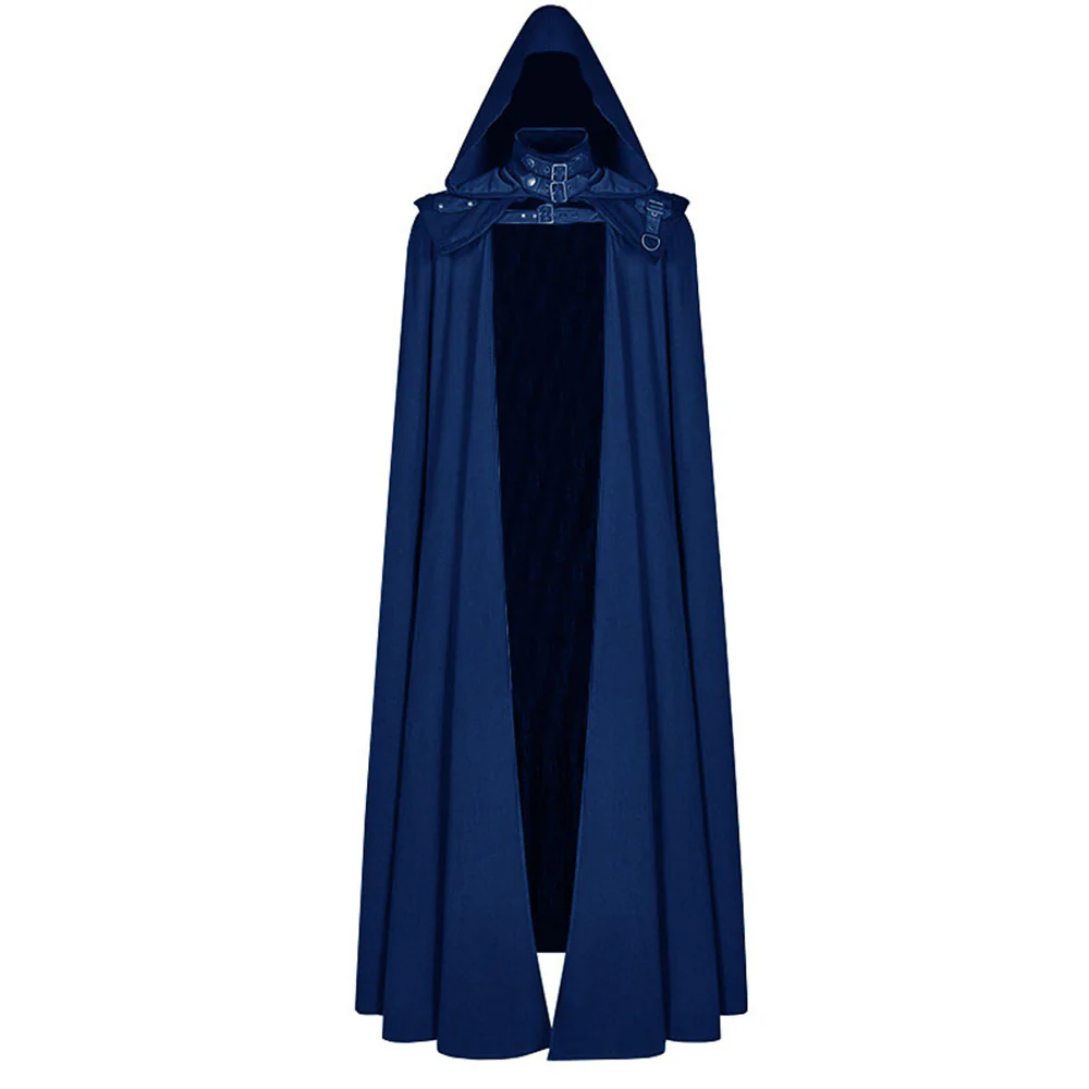 Halloween Costume Gothic Coat Devil Vampire Cosplay Long Cloak Unisex - Image 4