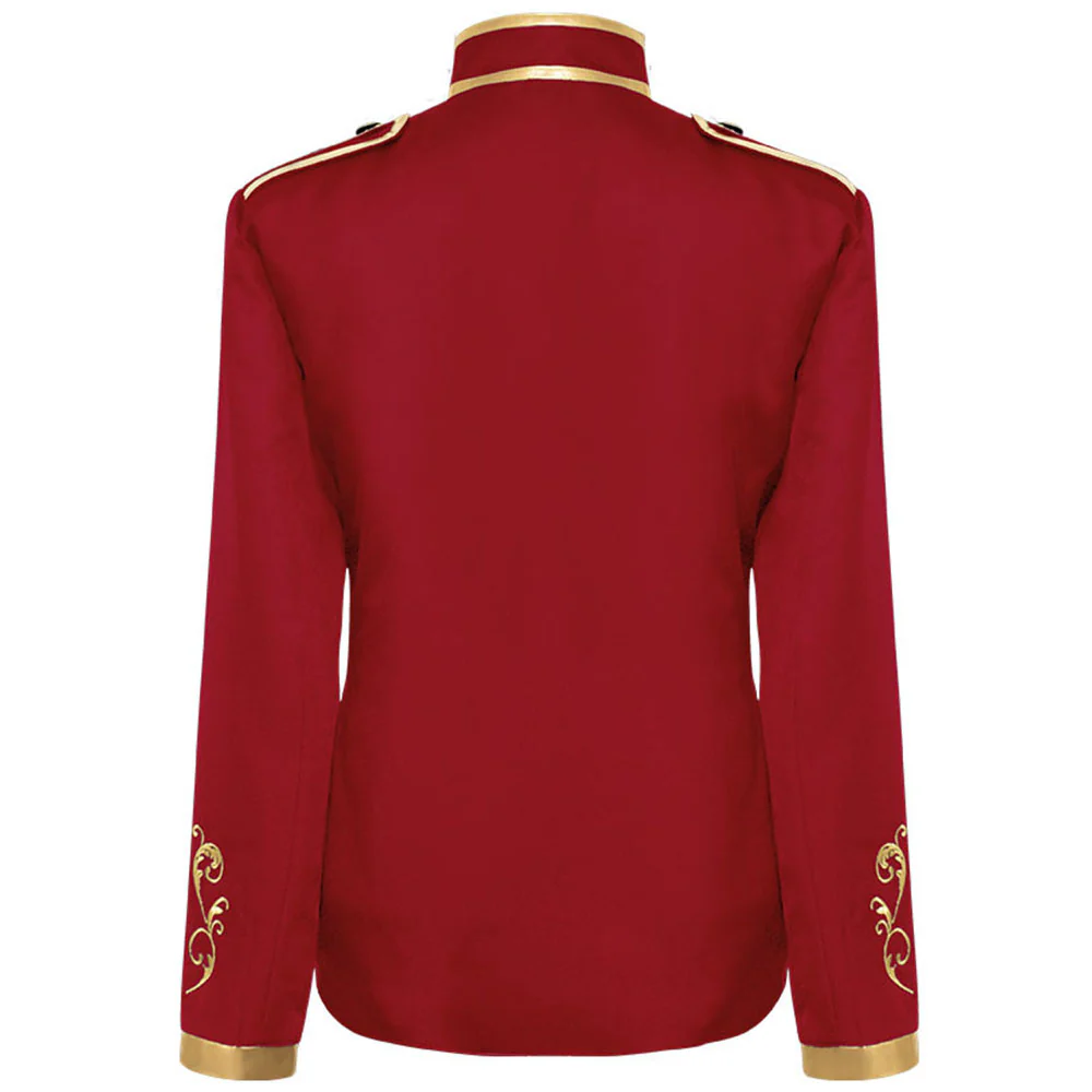 Halloween Costume Jacket Middle Age Prince Golden Edge Stand Collar Unifrom Cosplay for Men - Image 8