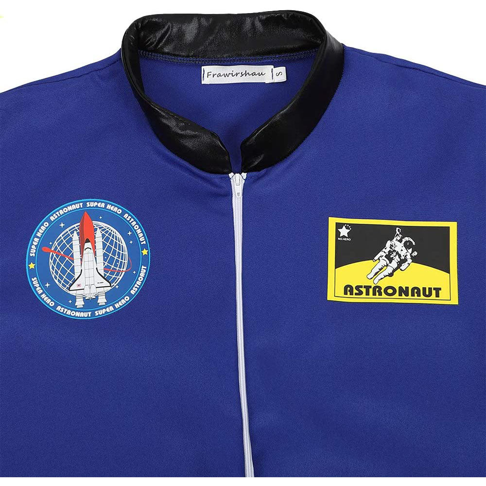 Halloween Costume Space Astronaut Cosplay Air Force Outfit for Men and Kids - Image 10