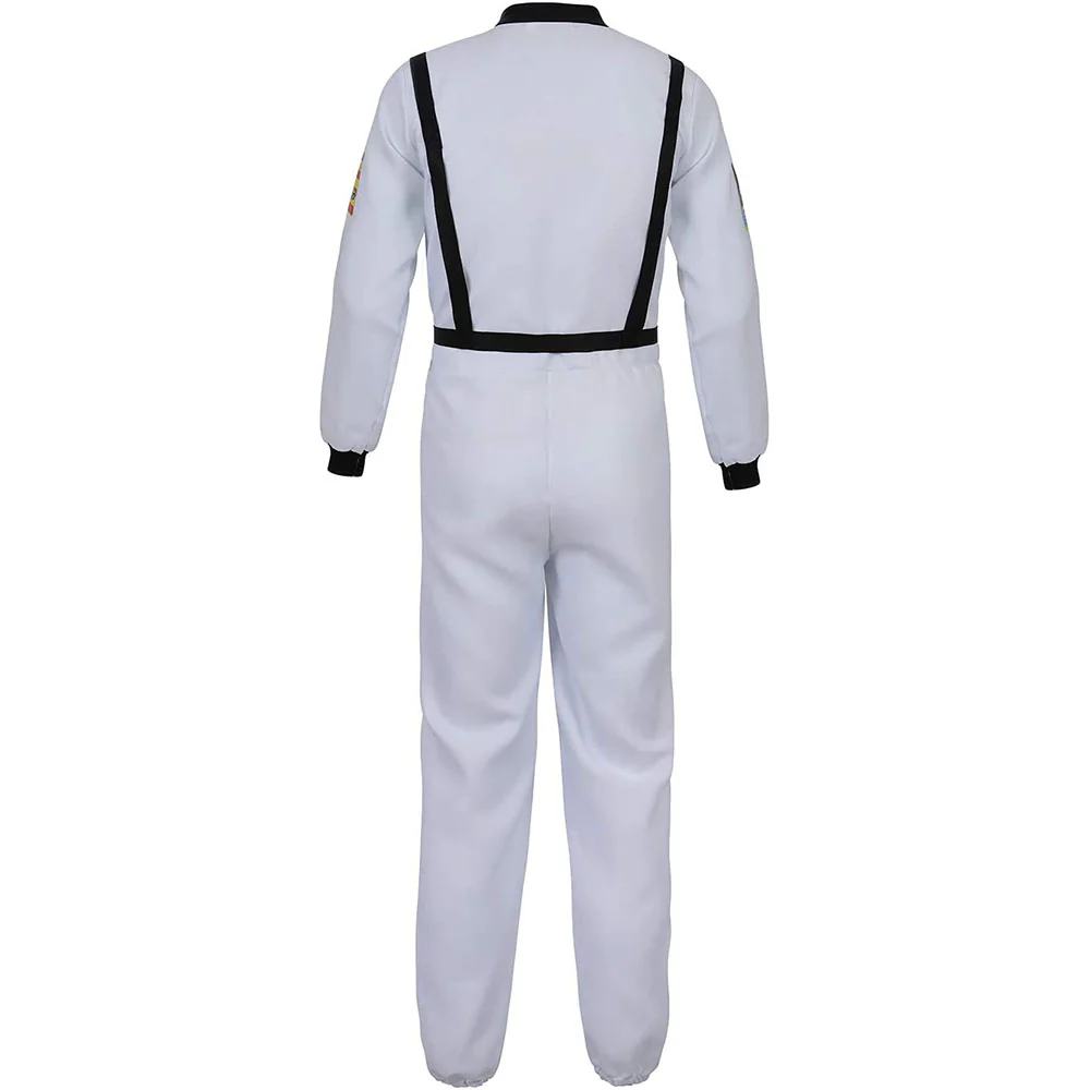 Halloween Costume Space Astronaut Cosplay Air Force Outfit for Men and Kids - Image 15
