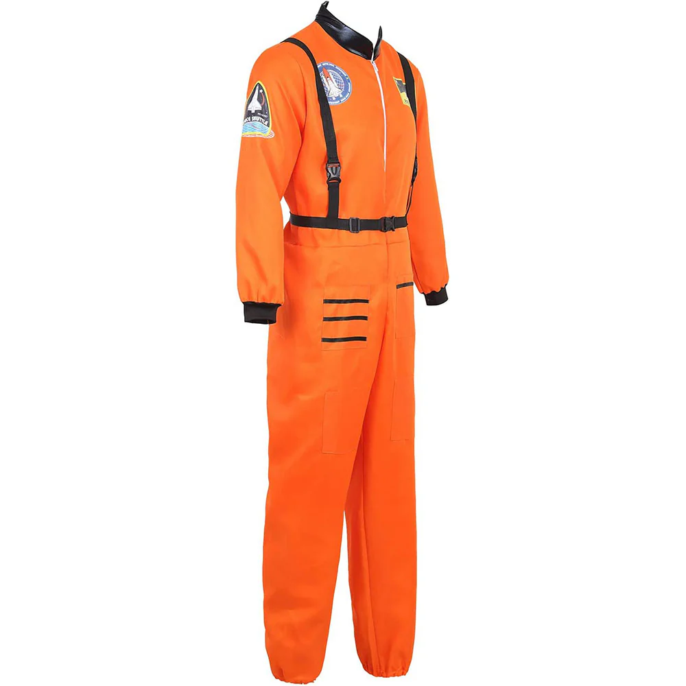 Halloween Costume Space Astronaut Cosplay Air Force Outfit for Men and Kids - Image 2
