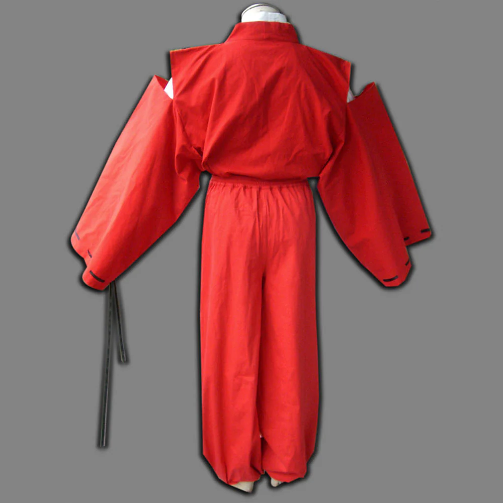Inuyasha Costume Inuyasha Dog Yaksha Dog Demon Cosplay full Outfit for Men and Kids - Image 3