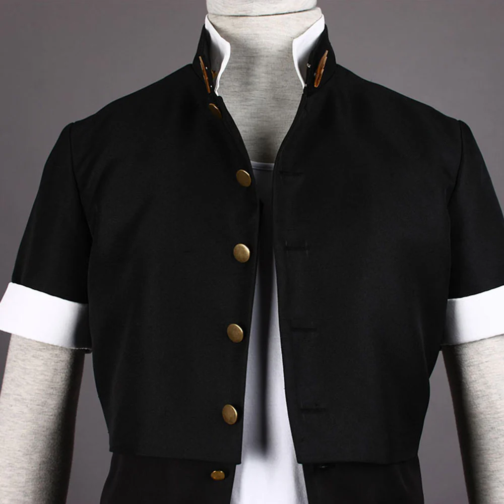 King of Fighters Costume Kyo Kusanagi Black Suit Cosplay full Outfit for Men and Kids - Image 8