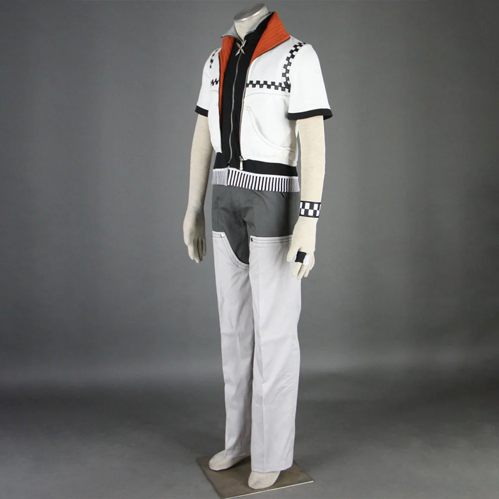Kingdom Hearts Costume Roxas Cosplay full Outfit with Accessories for Men and Kids - Image 3