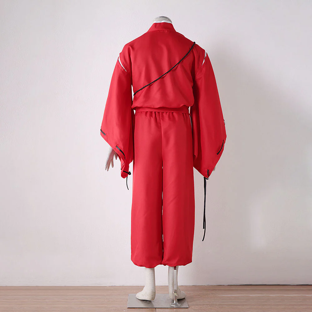 Men and Kids Inuyasha Costume Inuyasha Dog Yaksha Dog Demon Cosplay full Outfit - Image 4