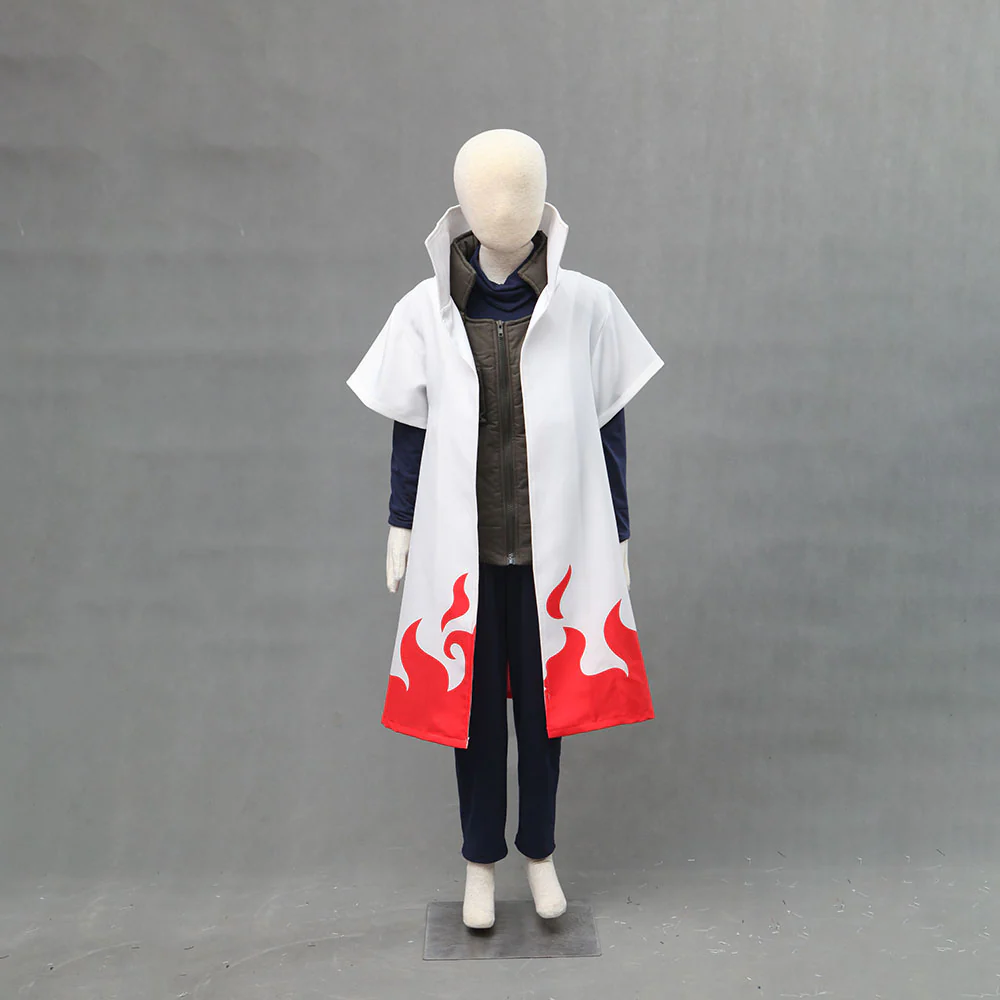 Men and Kids Naruto Costume 4th Hokage Namikaze Minato Cosplay Full Outfit - Image 6
