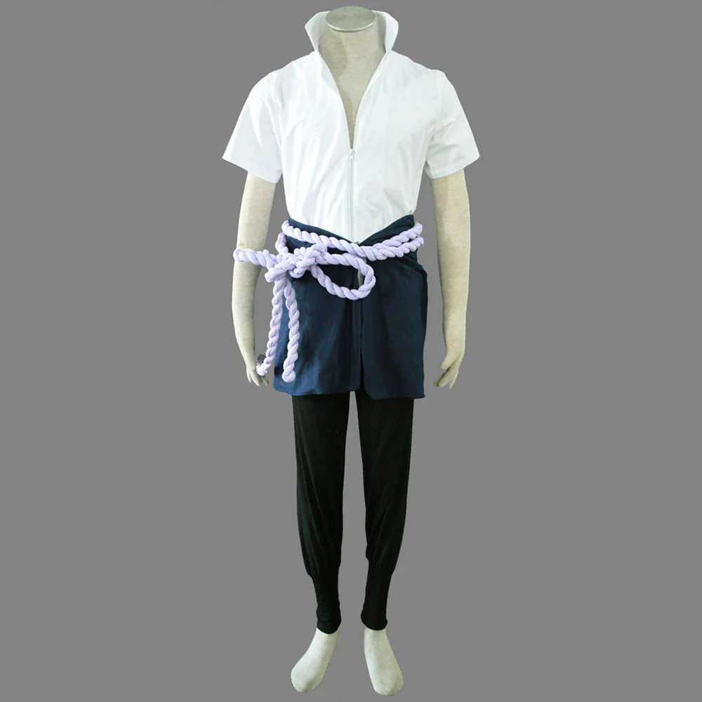 Men and Kids Naruto Costume Uchiha Sasuke Orochimaru Snake Organization Zipper Cosplay full Outfit - Image 2