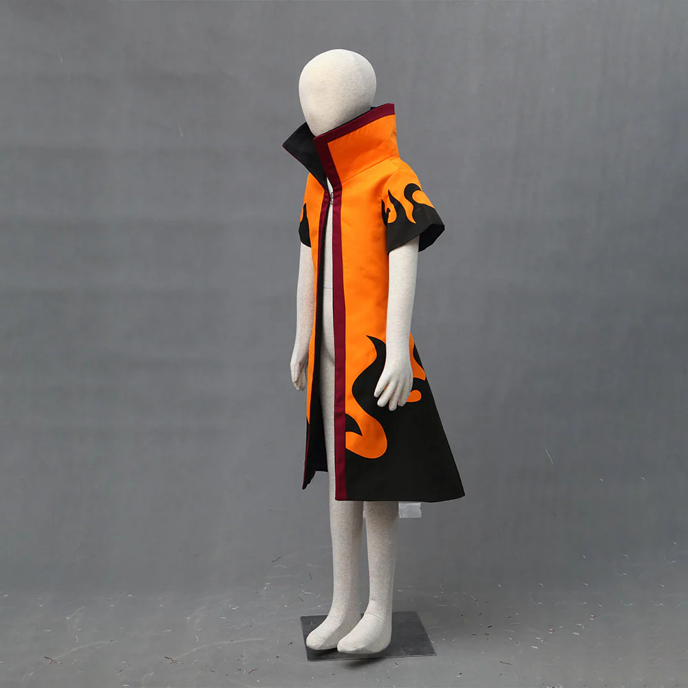 Men and Kids Naruto Costume Uzumake Naruto Sixth Hokage Cosplay Cloak - Image 6