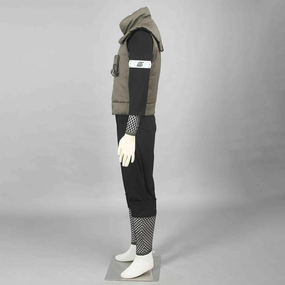 Men and Kids Naruto Shippuden Costume Nara Shikamaru Cosplay full Outfit - Image 5