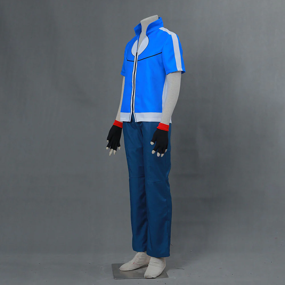 Men and Kids Pokemon Monster Costume Ash Ketchum Cosplay full Set with Accessories - Image 4