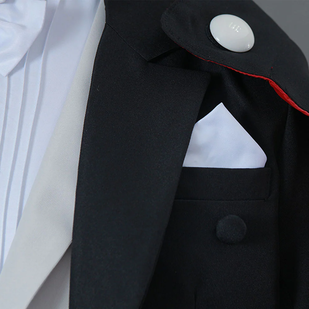 Men and Kids Sailor Moon Costume Tuxedo Mask Chiba Mamoru Cosplay Suit with Accessories - Image 8