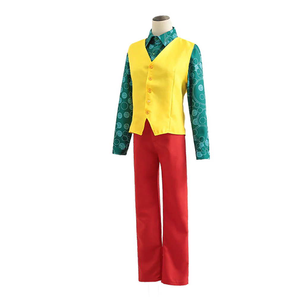 Movie Joker Costumes The Joker Arthur Fleck Cosplay Red full Suits for Men and Kids - Image 8