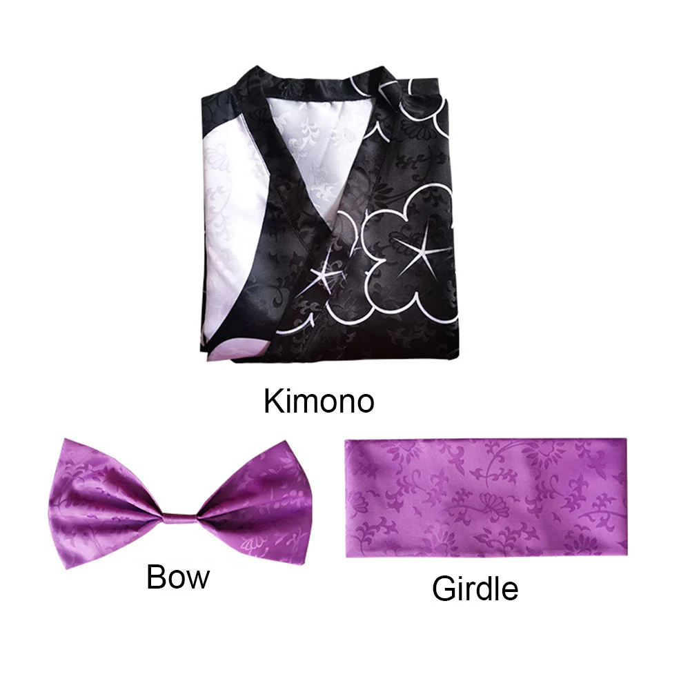 My Dress-up Darling Costume Kitagawa Marin Black Kimono Cosplay for Women - Image 3