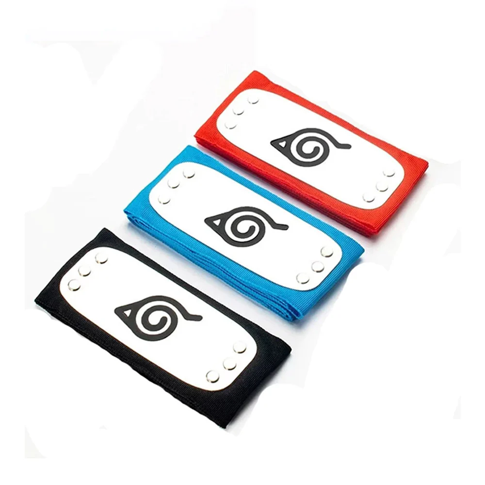 Naruto Costume 3 Colors Headbands Package Naruto Kakashi Sasuke Cosplay Accessories - Image 2