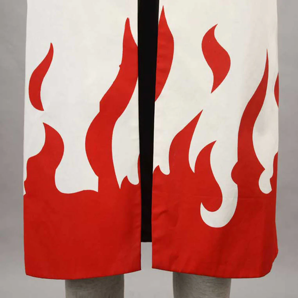 Naruto Costume 4th Hokage Minato Cloak No Back Word Cosplay Robe for Men and Kids - Image 7